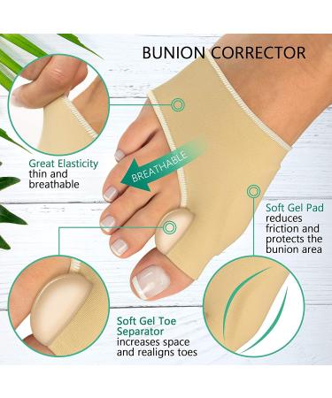 Orthopedic Bunion Corrector (2PCS) - Non-Surgical Hallux Valgus Splint for Pain Relief and Toe Correction - Buy Online on GoSupps.com