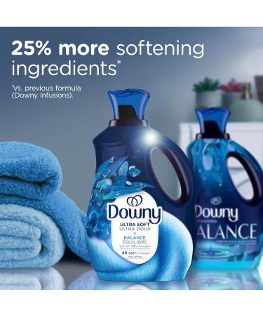 Downy Ultra Soft Fabric Softener Liquid Balance Crisp Rain and Blue Eucalyptus 2.76L 2.76 l (Pack of 1) - Buy Online on GoSupps.com