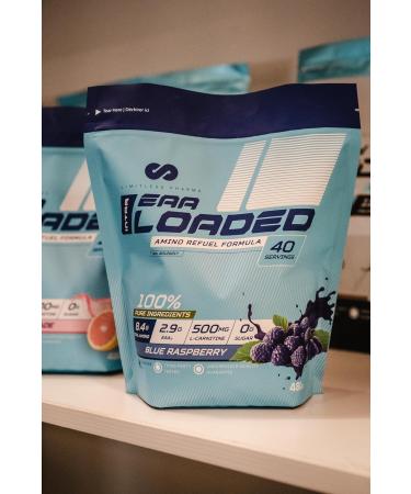 Limitless Pharma EAA Loaded | Intra Workout Essential Amino Acid Supplement | EAAs BCAAs L-Carnitine Electrolytes Sugar Free | Post Workout Muscle Recovery Energy Hydration | 40 Servings (Blue Raspberry) - Buy Online on GoSupps.com