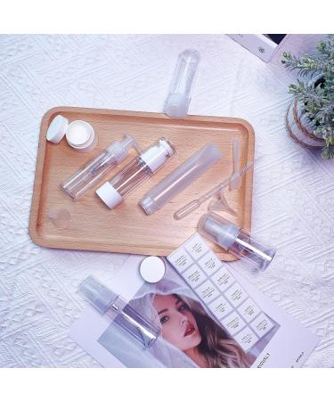 LuHaKiDu TSA Approved Travel Size Bottles Kit - Pack of 13 | Refillable Airless Pump & Foam Bottles for Liquid | Travel Essentials - Buy Online on GoSupps.com