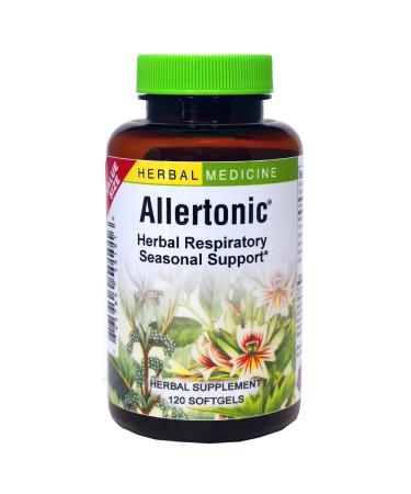 Herbs Etc. Allertonic - Healthy Breathing Support - Herbal Blend to Aid Against Seasonal Discomfort - Lung & Respiratory Health Support with Stinging Nettle - 120 Softgels (120 Servings) 120 Count (Pack of 1)