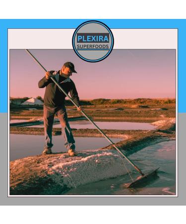 Plexira Superfoods Celtic Sea Salt 600g - 100% Natural Grey Coarse Salt with 82 Minerals - Buy Online on GoSupps.com