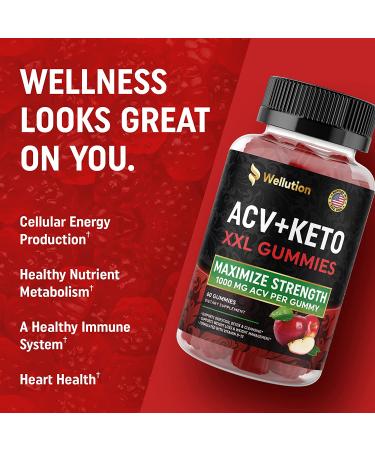 Keto Gummies Apple Cider Vinegar 1000mg for Healthy Weight & Energy - Gut Health Support with Beetroot & Pomegranate - Digestion, Detox & Cleansing - Buy Online on GoSupps.com
