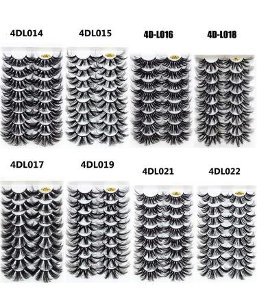 Buy 25mm 4D Mink Fluffy Multilayered Eyelash Extensions for Women - Full Volume Long Nature Wispies - Buy Online on GoSupps.com