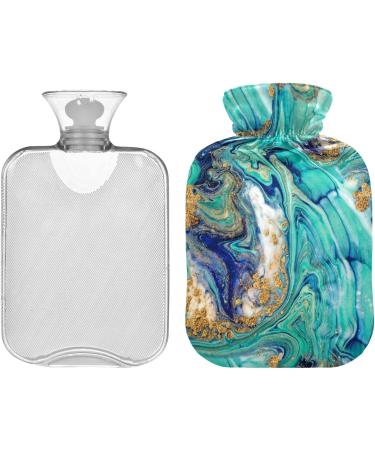 NAANLE 2L Stone Marble Hot Water Bottle with Cover Heat & Cold Therapy for Back Pain Relief Hand/Foot Warmer - Buy Online on GoSupps.com