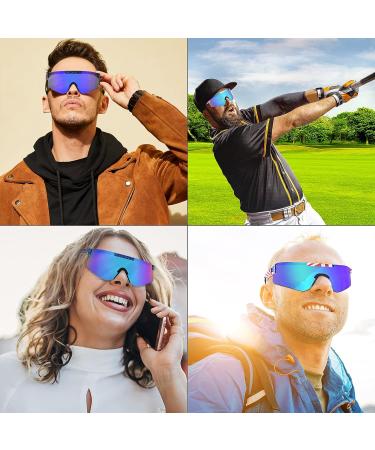 Dlidpher Sport Polarized Sunglasses | UV400 Protection for Men & Women | Outdoor Baseball Riding Fishing Goggles - Buy Online on GoSupps.com