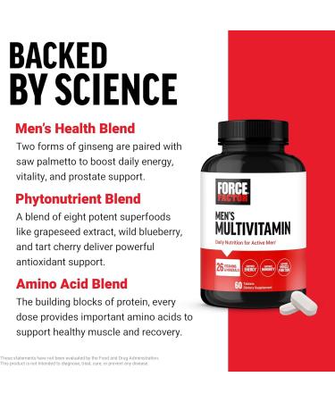 Force Factor Creatine Gummies 5 Grams Creatine Monohydrate for Muscle Gain Mixed Berry Men s Multivitamins Multivitamin for Men Plus Amino Acids with 27 Vitamins and Minerals - Buy Online on GoSupps.com