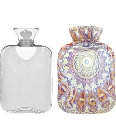 NAANLE 2L Hot Water Bottle - Mandala Marble Paisley - Pain Relief for Menstrual Cramps & Heat Therapy - Buy Online on GoSupps.com