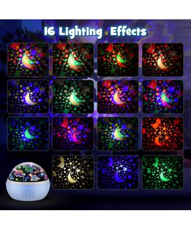 EUCOCO Dinosaur Night Light Projector Toy for Boys | Ages 2-12 | Sensory Lights | Kids Gifts - Buy Online on GoSupps.com