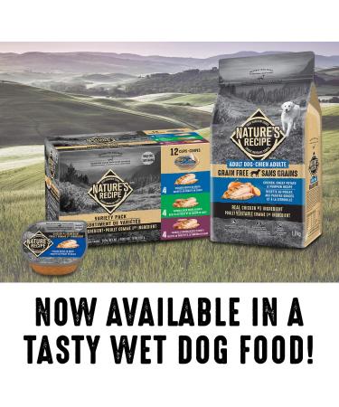 Nature s Recipe Adult Grain Free Dog Food Chicken Sweet Potato & Pumpkin Recipe 1.8 kg (Pack of 4) Chicken Sweet Potato & Pumpkin 450 g (Pack of 4) - Buy Online on GoSupps.com