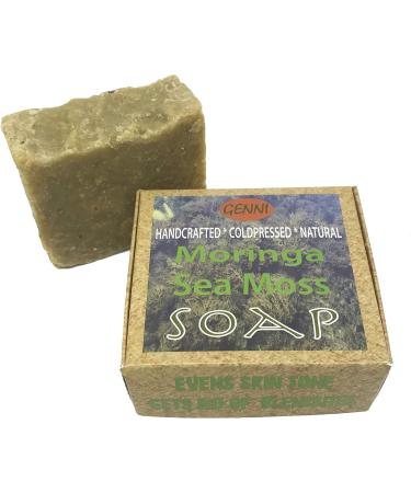 Sea Moss Soap |100% Vegan | Coldpressed Handcrafted with wildcrafted Sea moss and Moringa Sea Moss Moringa - Buy Online on GoSupps.com