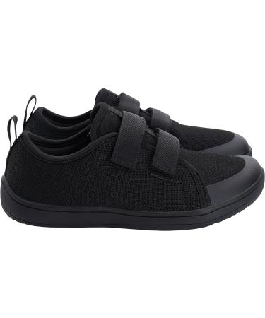 WHITIN Kids Barefoot Shoes | Wide Minimalist Sneakers for Boys & Girls | All Black | EU Size 29 - Buy Online on GoSupps.com