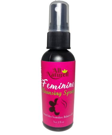 All Natural"On The Go" Feminine Hygiene Spray | Instant Odor Neutralizer | Relief from Yeast Infection & BV | Paraben and Fragrance Free (2 oz)