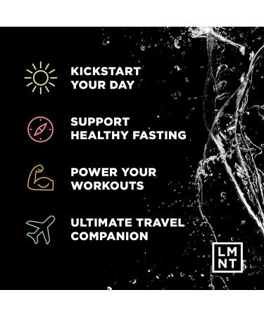 LMNT Keto Electrolyte Powder Packets - Paleo Hydration Drink Mix - No Sugar, No Artificial Ingredients - 8 Stick Packs - Buy Online on GoSupps.com