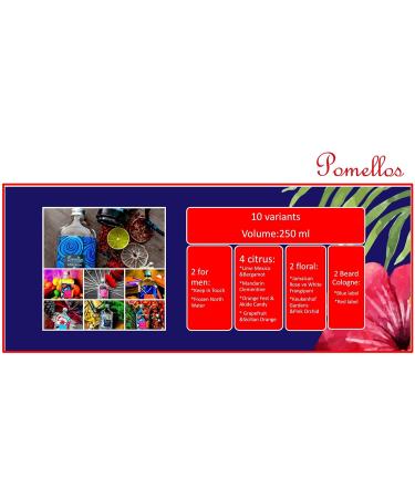 Pomellos Eau de Cologne by eeose (Grapefruit & Sicilian Orange 250ml) Grapefruit & Sicilian Orange 8.5 Fl Oz (Pack of 1) - Buy Online on GoSupps.com