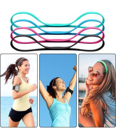 DuuFin 20-Piece Non-Slip Elastic Sport Headbands - Multicolor Workout Headbands - Buy Online on GoSupps.com