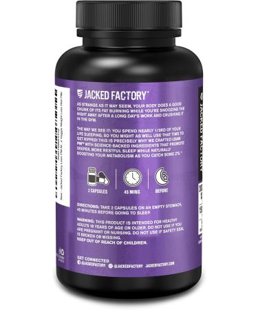 Lean PM Night Time Fat Burner & Sleep Aid Supplement | 60 Capsules for Weight Loss - Buy Online on GoSupps.com