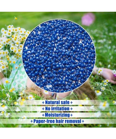 Hard Wax Beads at Home Painless Hair Removal 400g/14.11 oz.Brazilian Hair Removal Wax Beads for Face Eyebrow Back Chest Bikini Areas Legs Large Refill Pearl Beads with 10 Wax Sticks (Chamomile) - Buy Online on GoSupps.com