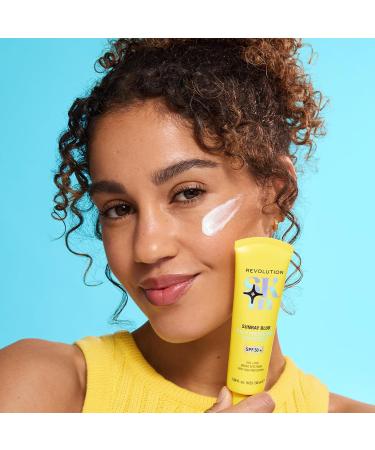 Revolution Beauty Group Revolution Skin Sunray Blur sunscreen for the face SPF 50+ light nongreasy formula with niacinamide vegan and not tested on animals 50 ml - Buy Online on GoSupps.com