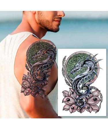 Cerlaza Temporary Tattoo Sleeves - Full Arm & Leg Fake Tattoos for Men and Women - Waterproof & Long Lasting - 10 Sheets - Buy Online on GoSupps.com