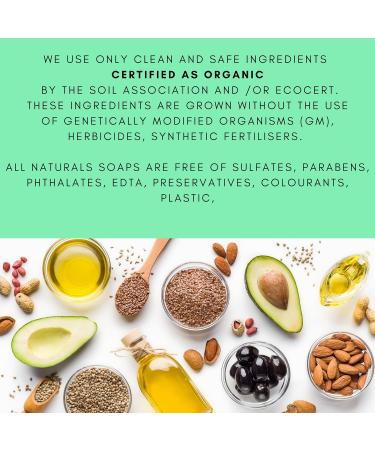 All Naturals Soap Natural & Organic Vegan with Soothing Jojoba Rosehip Shea Butter Cocoa Butter for Children and Sensitive Skin 100g (Rose Blossom) - Buy Online on GoSupps.com