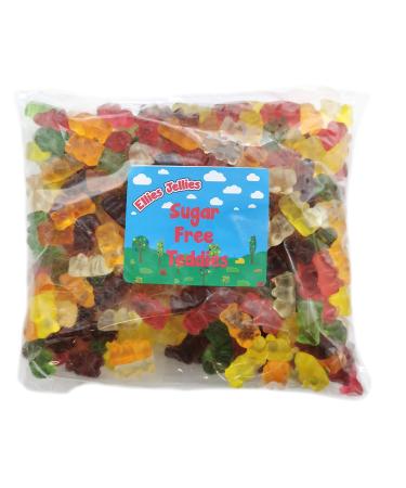 Ellies Jellies Sugar Free Teddies 1kg Bag