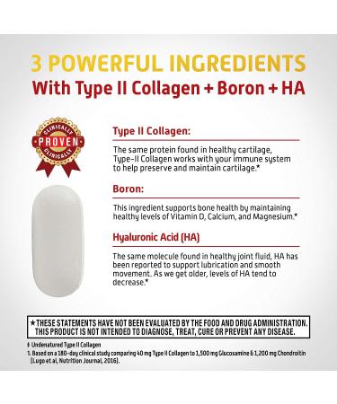 Move Free Ultra Triple Action Joint Support Supplement - 30 Tablets | Type II Collagen, Boron & Hyaluronic Acid | Supports Joint Comfort, Cartilage & Bones | 1 Tiny Pill Per Day - Buy Online on GoSupps.com