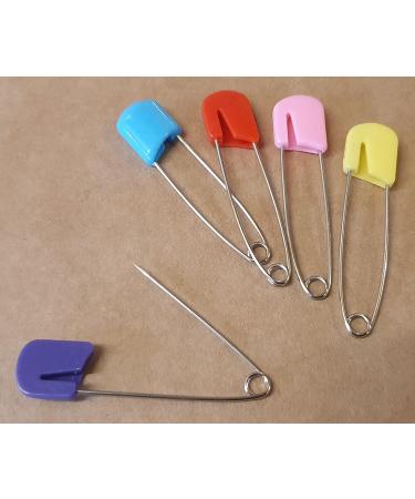 Fat Catz Copy Catz 5x Colourful Stainless Steel Safety Pins - 5cm Length - Buy Online on GoSupps.com
