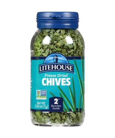 Litehouse Instantly Fresh Chives - 6 Jars, Equivalent to 12 Bunches | Non-GMO, Preservative & Gluten Free - Buy Online on GoSupps.com