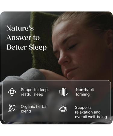 Greenworks Nature's Rest Melatonin-Free Sleep Aid Organic Herbal Blend with Ashwagandha Valerian Chamomile & Passionflower Non-Habit Forming Vegan Capsules for Restful Sleep 60 Count - Buy Online on GoSupps.com