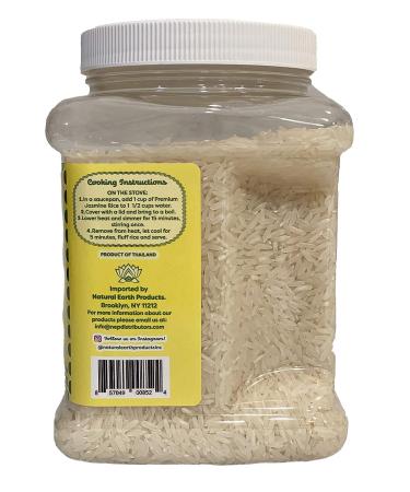 White Jasmine Rice - Gluten Free, Non GMO, Sugar Free, Kosher Certified - 32 Oz (Single) - Buy Online on GoSupps.com