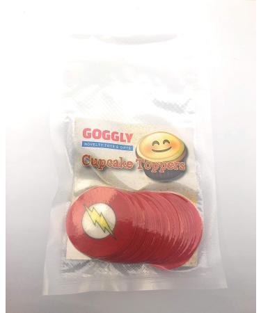 35 x Pre Cut The Flash Cake Cupcake Toppers/Decorations Edible Wafer Paper - Buy Online on GoSupps.com