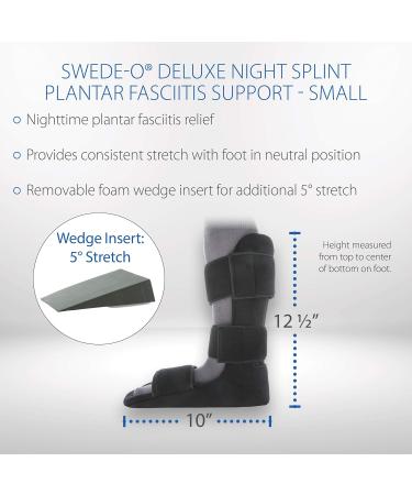 Swede-O Deluxe Night Splint - Small | Premium Foot Support for Pain Relief | International Shipping Available - Buy Online on GoSupps.com
