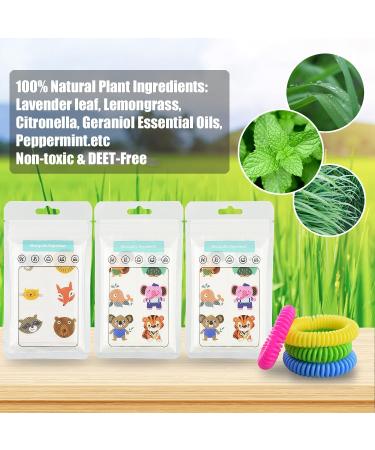 180 Pack Natural Mosquito Patches Stickers + 4 Bracelets | Plant-Based Insect Repellent for Kids & Adults | Indoor Outdoor Travel Protection - Buy Online on GoSupps.com