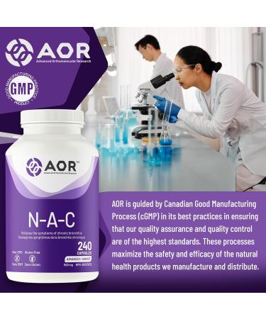 AOR N-A-C 500mg - 240 Capsules - Buy Online on GoSupps.com
