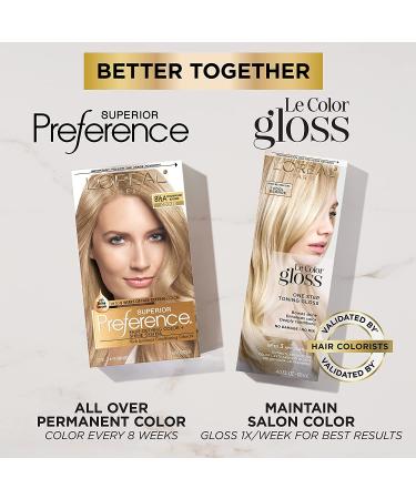 L'Oreal Superior Preference Fade-Defying Color + Shine - Light Ash Blonde 9A (1 Application) - Buy Online on GoSupps.com