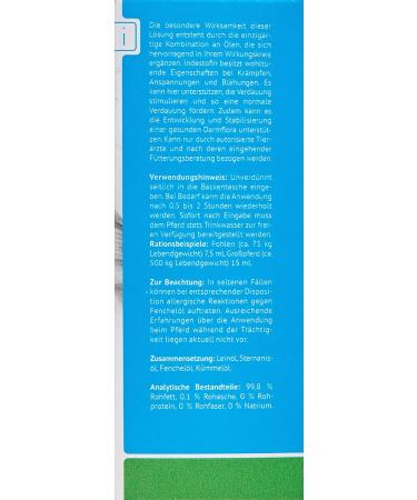 Valetumed Indestofin 100 ml Oral Solution for Mild Digestive Disorders Pure Natural Product Supplement for Horses and Ponies - Buy Online on GoSupps.com