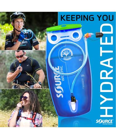 Buy Source Water Container Widepac 3L - Transparent/Blue - Ideal for Travel & Outdoor Use | International Shipping Available - Buy Online on GoSupps.com