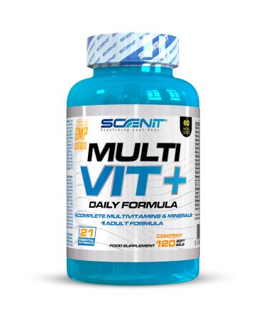 Multivitamins and minerals - MULTI VIT+ - Multivitamins - Multivitamins for men - Women's multivitamins - adult vitamins - bodybuilding multivitamins - multi vitamins (120 capsules)