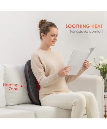 Comfier Shiatsu Massage Device - Portable Heating Massage Pillow for Neck Back & Shoulders | Perfect Gift for Mom & Dad - Buy Online on GoSupps.com