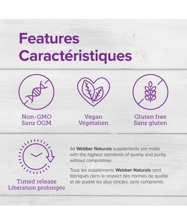Webber Naturals Vitamin B12 1200 mcg Timed Release 80 Tablets Supports Energy Production and Metabolism Vegan 80 count (Pack of 1) Vitamin B12 - Buy Online on GoSupps.com
