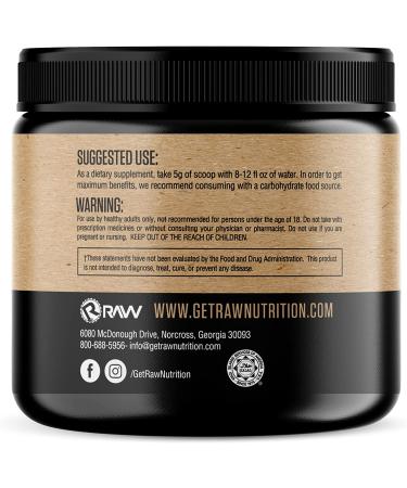 RAW NUTRITION Creatine Monohydrate Powder | Micronized Supplement for Workout Performance, Muscle & Strength | Unflavored 150g (30 servings) - Buy Online on GoSupps.com