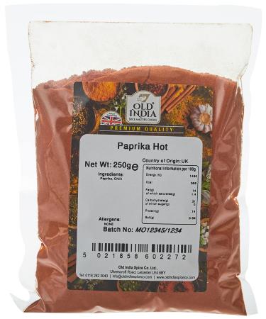 Old India Paprika Hot 250g