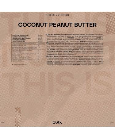 Bulk Peanut Butter with Coconut - 500g | International Shipping Available | Premium Quality - Buy Online on GoSupps.com