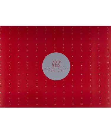 Perry Ellis 360 Red 4 Piece Gift Set (3.4oz/100ml Eau de Toilette 3oz Shower Gel 3oz After Shave Balm 0.25oz Eau de toilette Spray) - Buy Online on GoSupps.com
