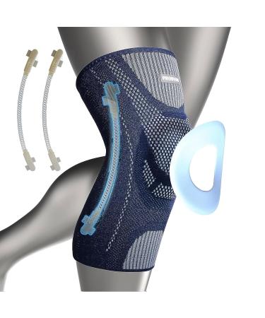 Proiron Kniebandage Men/Women Kniebandage Meniskus Kniess tzt Orthopedic Kniegelenk Bandage Bandage Knee Recovery of Kneechmerz for Sport Meniscus Tear Ligament Injury M blue - Buy Online on GoSupps.com