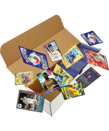 Cardboard Storage Boxes for Trading Cards Baseball  Football  Basketball  Hockey  Sportscards  Trading Card Storage Box for Toploader full lid-Corrugated Cardboard Storage Boxes+ 8sheets labels sticker(6-Pack  White) 6-Pack White - Buy Online on GoSupps.com