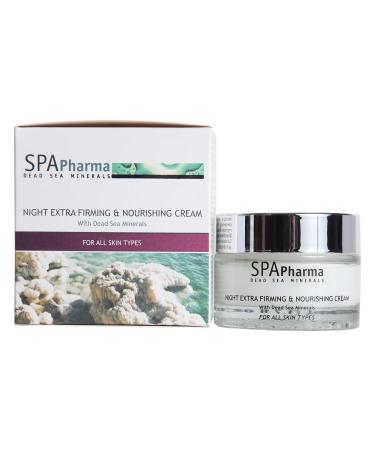 Spa Pharma Night Extra Firming & Nourishing Cream for All Skin Types Enriched with Dead Sea Minerals (1.7 Fluid Ounce)