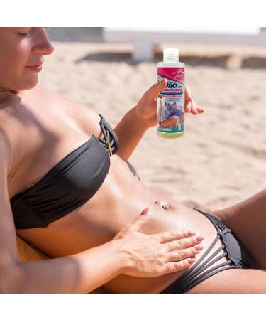 Kolpito snc Sweet almond oil 200 ml without fragrance with sunflower extract after hair removal for the body pregnancy stretch marks dry skin nails massage moisturizing natural - Buy Online on GoSupps.com