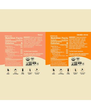 Remedy Kombucha Sugar Free Organic Drink - Variety Pack - Pack of 24 - 8.5 Fl Oz. - Buy Online on GoSupps.com